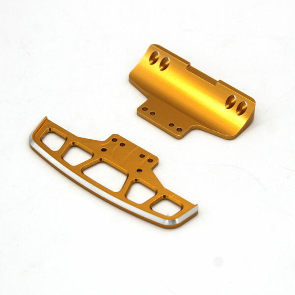 1/28 Metal Upgrade Parts Front And Rear Bumpers For Wltoys 284131 RC Car - Image 4