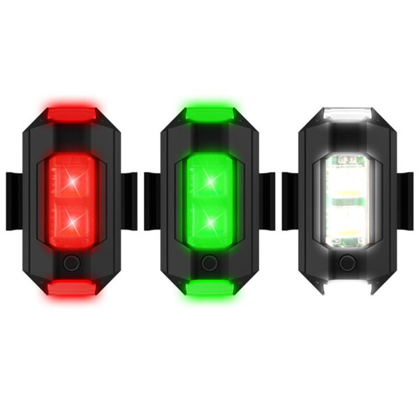 Seven-color Night Flying LED Flash Light Rechargeable Warning Signal Lamp AntiCollision Strobe Blinker for DJI/FIMI RC Drone Quadcopter - Image 1