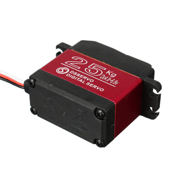 DSSERVO DS3225MG 25KG Waterproof Metal Gear Digital Servo For 1/8 1/10 1/12 RC Cars - Image 3