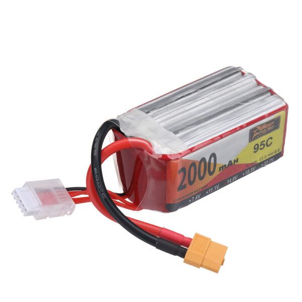 ZOP POWER 14.8V 2000mAh 95C 4S LiPo Battery XT60 Plug for RC Drone - Image 5