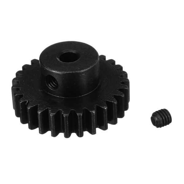 2Pcs/set Decelerate Steel Gear+Motor Gear Wltoys 144001 124018 124019 144010 124016 124017 RC Car Parts - Image 1