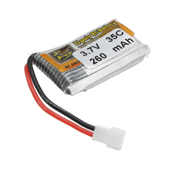 5 X ZOP Power 3.7V 260mAh 35C Lipo Battery White Plug for RC Quadcopter - Image 3