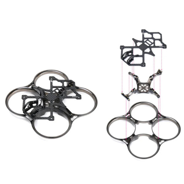 AstroRC Starloop 35 152.5mm Wheelbase 3.5 Inch Frame Kit for DIY Cinewhoop RC FPV Racing Drone - Image 4