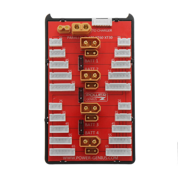 2 IN 1 PG Parallel Charging Board XT30 XT60 Plug Supports 4 Packs 2-8S Lipo Battery - Image 2