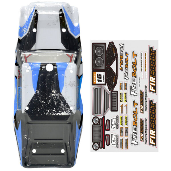 HBX 901/901A 1/12 RC Car Spare Body Shell w/ Sticker Sheet Vehicles Model Parts Accessories - Image 4