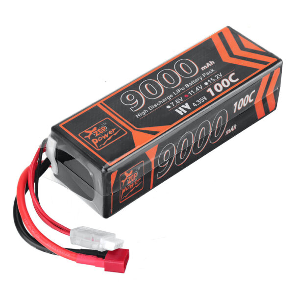 ZOP Power 11.4V 9000mAh 100C 3S LiPo Battery T Deans Plug for RC Car - Image 1