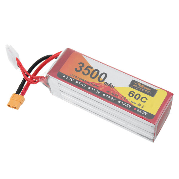 ZOP POWER 22.2V 3500mAh 60C 6S LiPo Battery XT30 Plug for RC Drone - Image 3