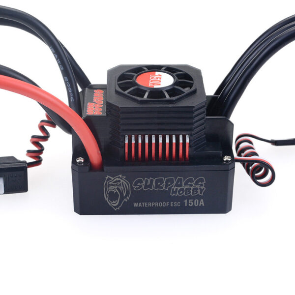 Surpass Hobby Diamond Seriers Waterproof 4076 2250KV Brushless Motor with 150A ESC for 1/8 RC Vehicles - Image 1