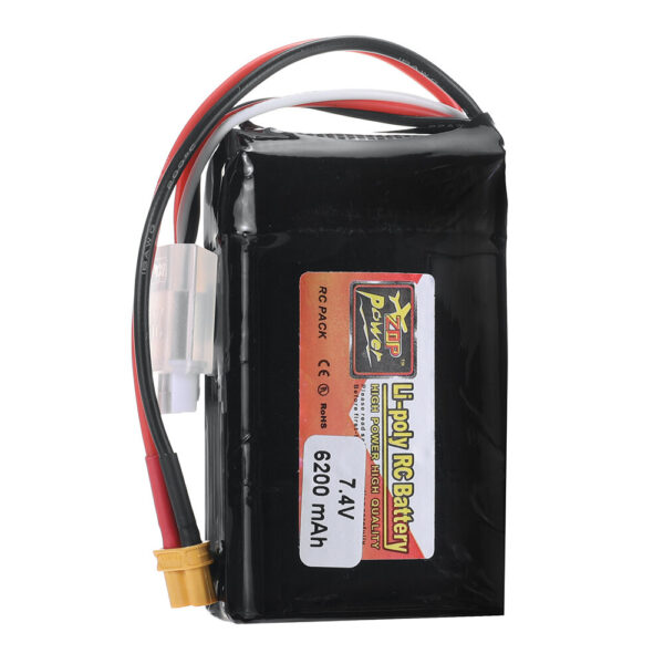 ZOP Power 7.4V 6200mAh 2S LiPo Battery With XT30 Plug for Boxer/TX16S radio - Image 5