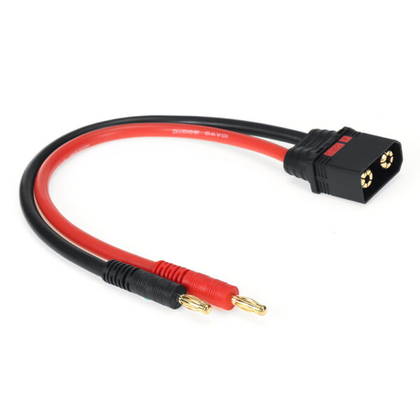 QS8 Male Plug to 4.0 Banana Plug 10AWG 250mm Charging Extension Cable - Image 1