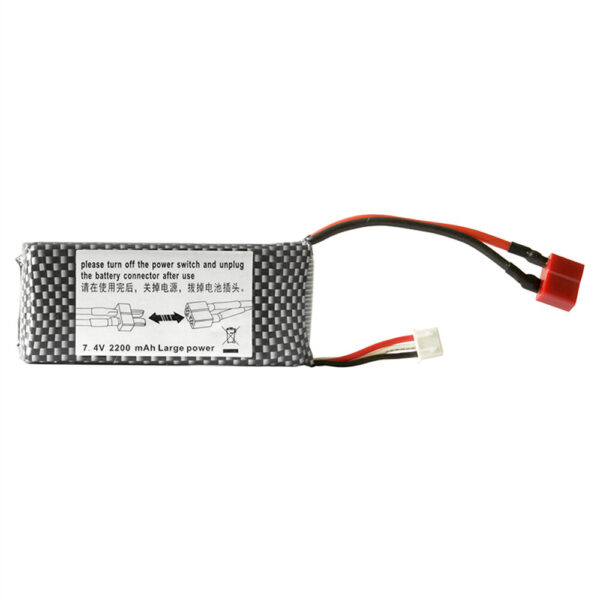 XLF X03A X04A MAX X05A F11A 1/10 RC Car Spare 7.4V 2200mAh 30C 2S T Plug Lipo Battery Brushless Vehicles Model Parts - Image 2