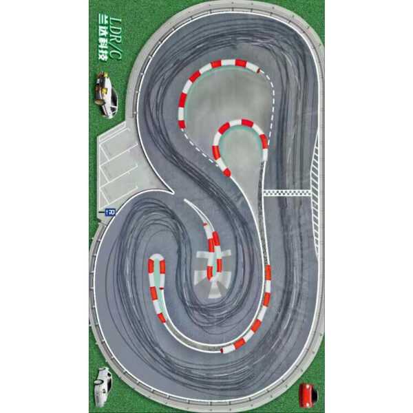 LDRC A86 A86P 1802 1/18 1/24 Drift RC Car Parts 2X3.5m Race Track Map Table Scene Mat Vehicles Model Parts LA0050 - Image 1