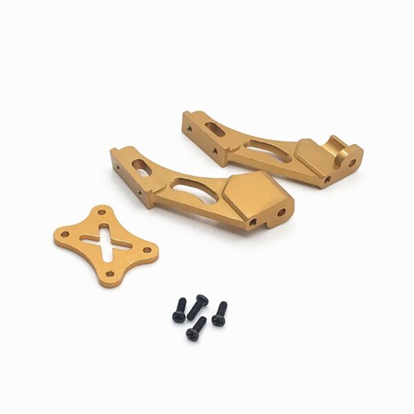 Wltoys 1/14 144001 Metal Swing Bracket 1258 RC Car Vehicle Parts - Titanium - Image 2