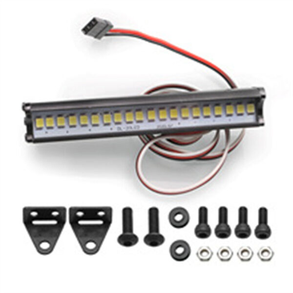 RC Car Part Roof LED Light Bar Lamp 52mm 85mm Searchlight for 1/10 TRX4 TRX6 Axial SCX10 KM RC Crawler Car Parts - Image 3