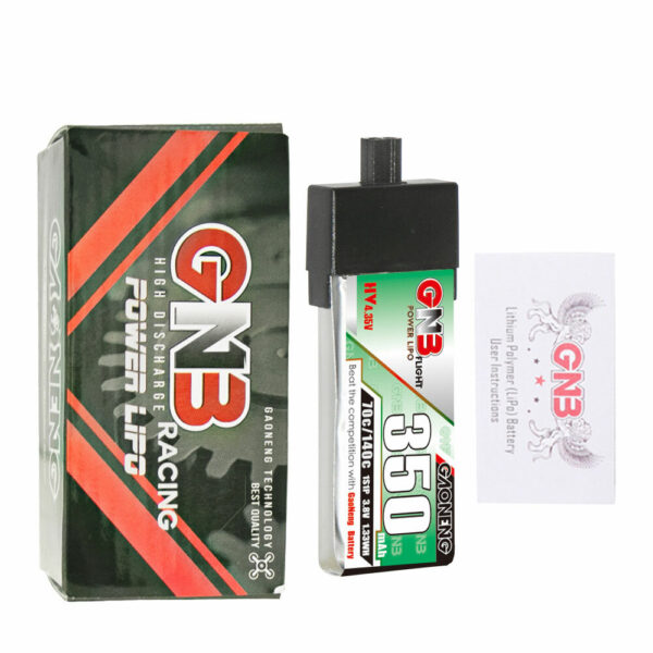 6Pcs Gaoneng 3.8V 350mAh 70C 1S LiHV Battery A30 Plug for Emax Tinyhawk S BetaFPV Beta75X BETAFPV BT2.0 - Image 5