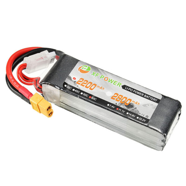 XF Power 11.1V 2200mAh 60C 3S Lipo Battery XT60 Plug - Image 3