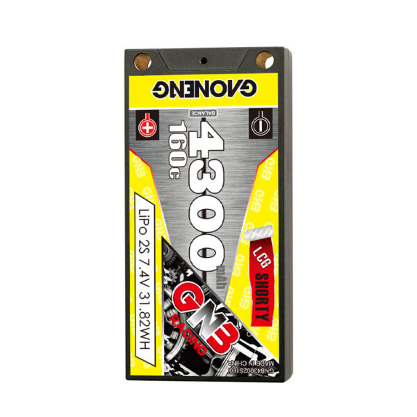 Gaoneng GNB43002S160i 7.4V 4300mAh 160C 2S LiPo Battery XT60 / XT90 / T Plug for 1/12 High Speed RC Car Vehicle - Image 4