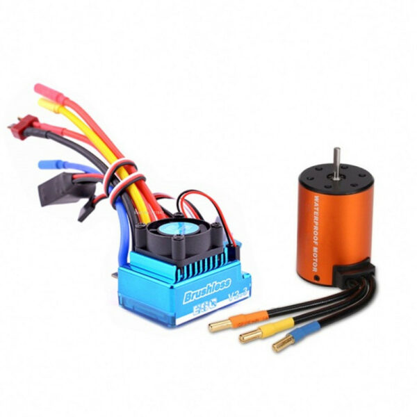 Wltoys 144001 124018 124019 RC Car Upgraded Brushless 3650 4300KV Motor 120A ESC 21G Servo TX RX Combo Set Parts - Image 1