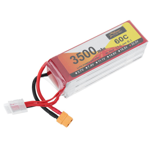 ZOP POWER 22.2V 3500mAh 60C 6S LiPo Battery XT30 Plug for RC Drone - Image 1