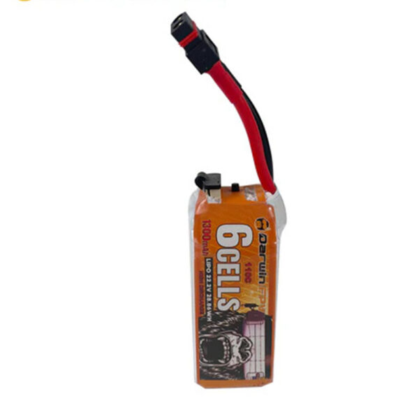 DarwinFPV 6S 1300mAh Waterproof Lipo Battery XT60 Plug for RC Drone - Image 1