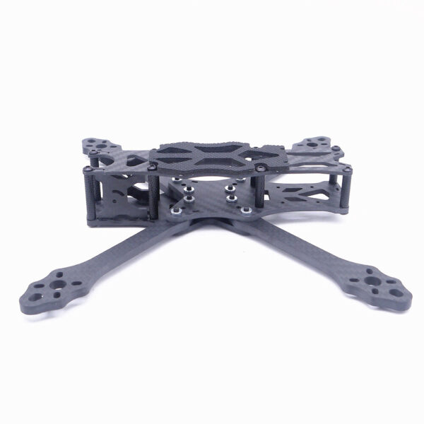 STEELE 5 220mm Wheelbase 5mm Arm Thickness Carbon Fiber X Type 5 Inch Freestyle Frame Kit Support Caddx Vista HD System for RC Drone FPV Racing - Image 1