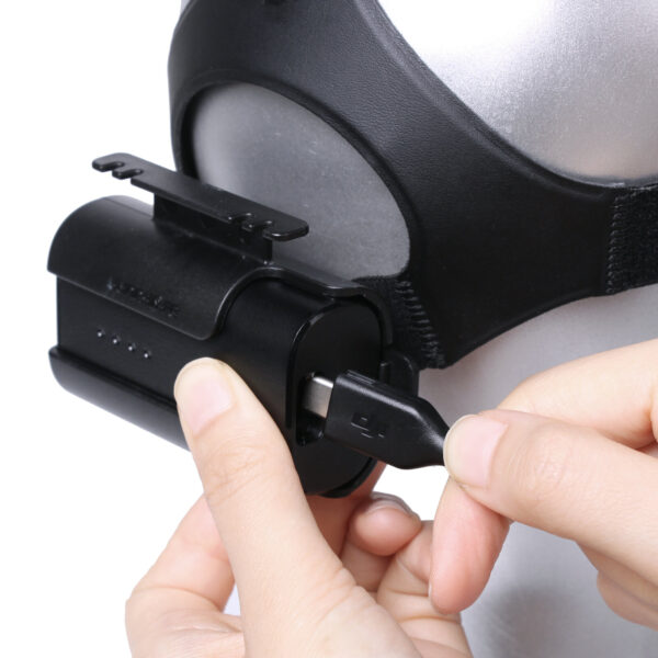 Sunnylife Headband Battery Storage Case Back Clip Holder for DJI FPV Goggles V2 Flying Glasses Power Supply Cable Accessories - Image 3