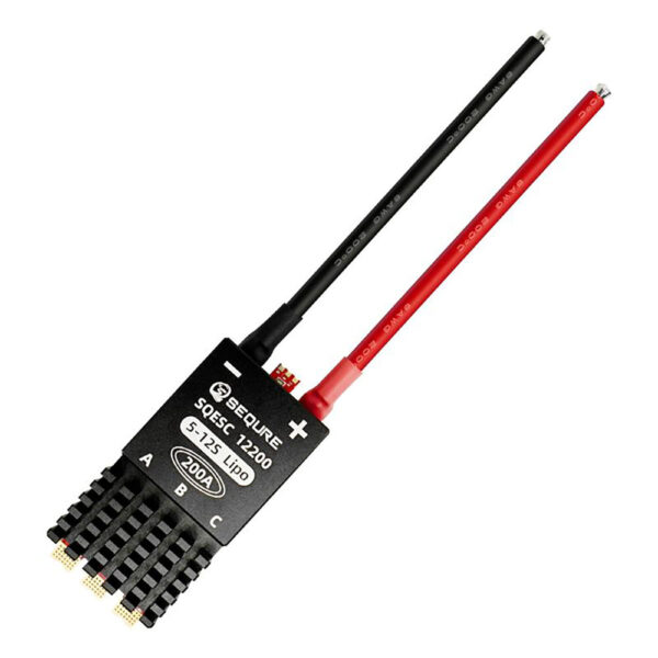 SEQURE SQESC 12200 Brushless Electric Speed Controller ESC 5-12S Power Supply 200A BLHeli_32 / AM32 Firmware Support 128KHz PWM Frequency Suitable For Multi-Rotor Aircrafts Airplane Models Plant Protection Machine Boat Models RC Car Models - Image 7