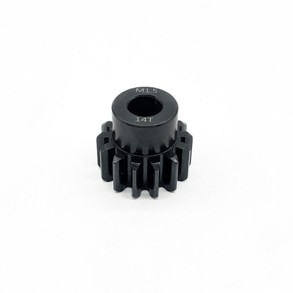 M1.5 8mm RC Car Motor Gear Black Hardened Steel Metal Pinion for 1/5 1/6 XMAXX LOSI ARRMA HW 56113 7012 RC Model Car Parts - Image 4