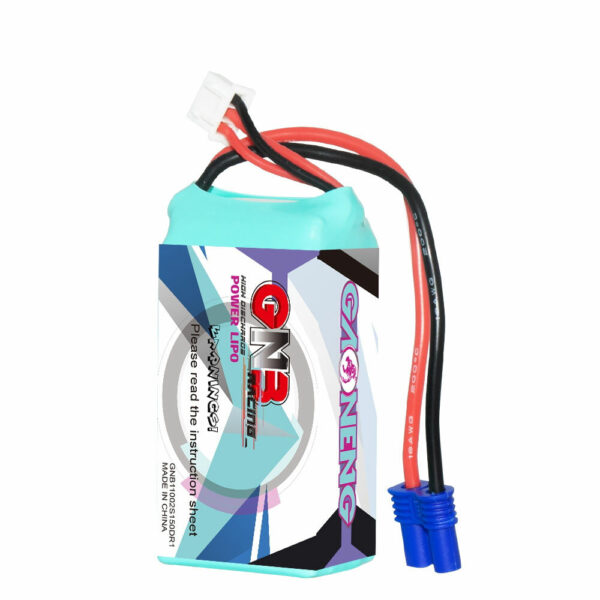 Gaoneng 7.4V 1100mAh 150C 2S LiPo Battery EC2 Plug/T Plug for 1/24 1/18 ECO RC Cars - Image 3