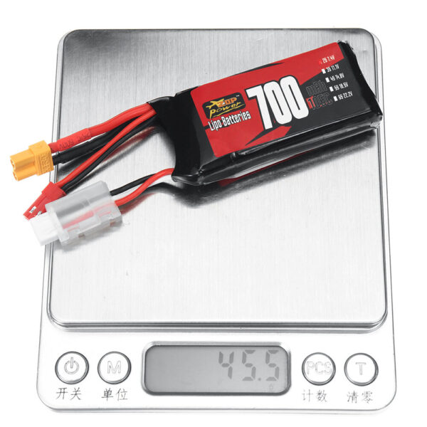 ZOP Power 2S 7.4V 700mAh 105C 5.18Wh LiPo Battery XT30 Plug for RC Car Helicopter - Image 9