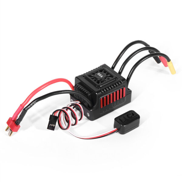 WSDT-60A RC Sensorless brushless waterproof ESC With Programming Card Combination Set for 1/10 RC Car - Image 6