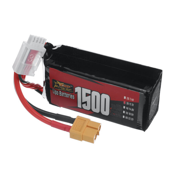 ZOP Power 3S 11.1V 1500mAh 120C  LiPo Battery XT60 Plug for RC Drone - Image 3