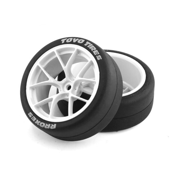 RC Rally Drift Tires On Road Racing Car Wheels Tyre for 1:10 Tamiya HSP HPI Kyosho TT01 TT02 XV01 XV02 PTG-2 Spare Parts - Image 2