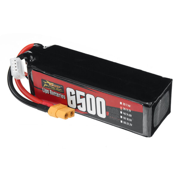 ZOP Power 3S 11.1V 6500mAh 30C 72.15Wh LiPo Battery XT60 Plug for RC Car - Image 3