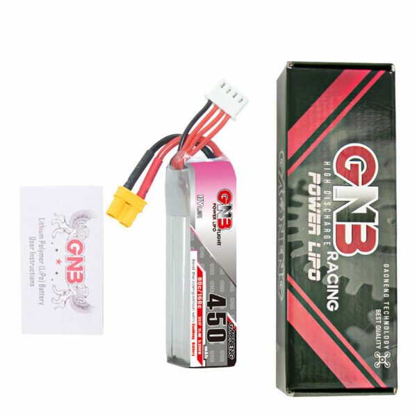 Gaoneng GNB 11.4V 450mAh 80C 3S HV LiPo Battery XT30 Plug for RC Drone - Image 6