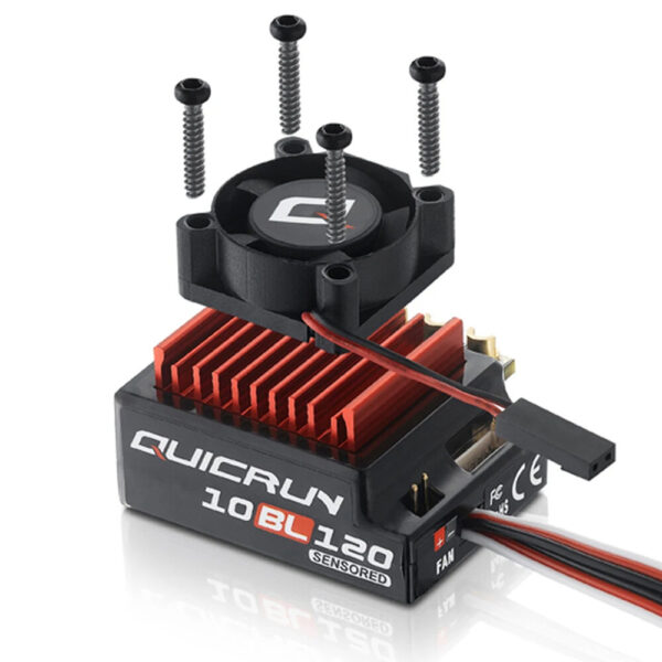 Hobbywing Sensored Brushless 10BL120 G2 ESC+Rocket 540 V3 Motor Combo for 1/10 Drift RC Car Parts - Image 5