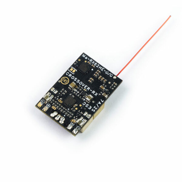 AEORC RX154-E/TE 2.4GHz 7CH Mini RC Receiver with Telemetry Integrates 2S 7A Brushless ESC Supports DSMX/2 for RC Drone - Image 1