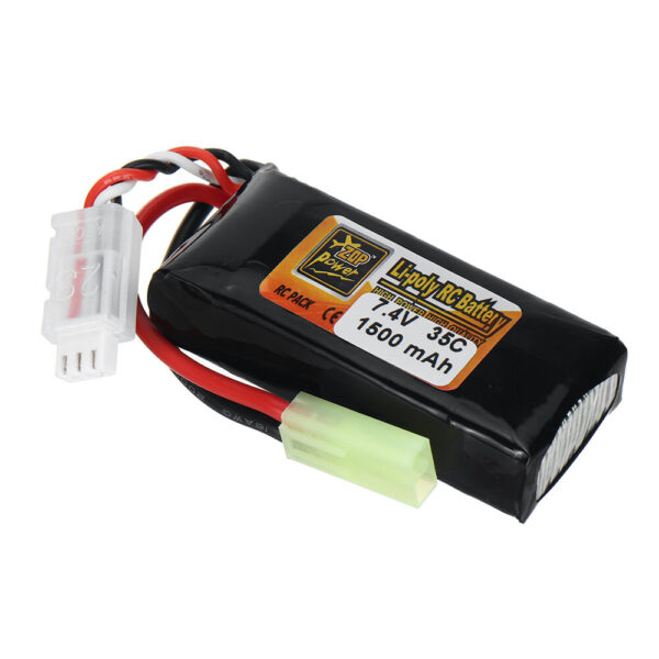 ZOP Power 2S 7.4V 1500mAh 35C LiPo Battery T Plug for RC Car Airplane Helicopter FPV Racing Drone - Image 1