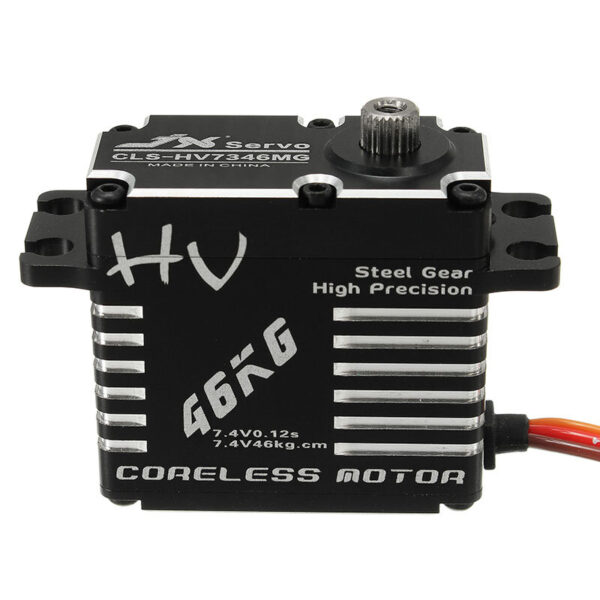 JX CLS-HV7346MG 46KG HV High Precision Steel Gear Digital Coreless Servo - Image 1