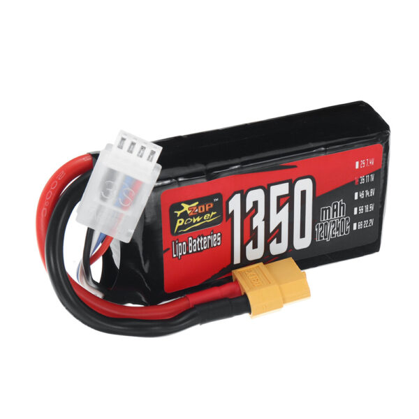 ZOP Power 3S 11.1V 1350mAh 120/240C 14.985Wh LiPo Battery XT60 Plug for RC FPV Racing Drone Helicopter Airplane Quadcopter - Image 3