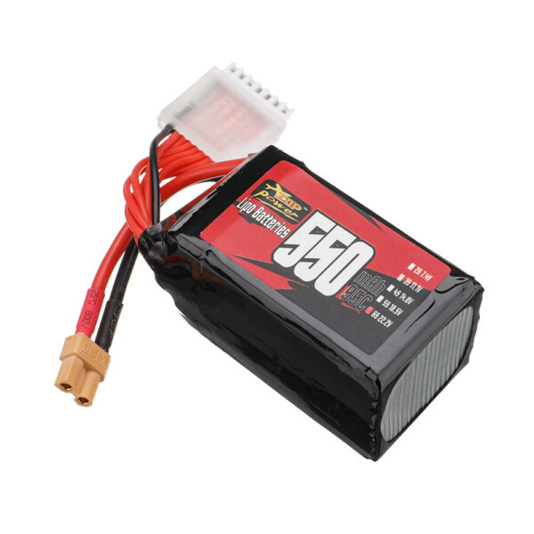 ZOP Power 6S 22.2V 550mAh 95C 12.21Wh LiPo Battery XT30 Plug for BabyApe  II RC Drone FPV Racing - Image 3