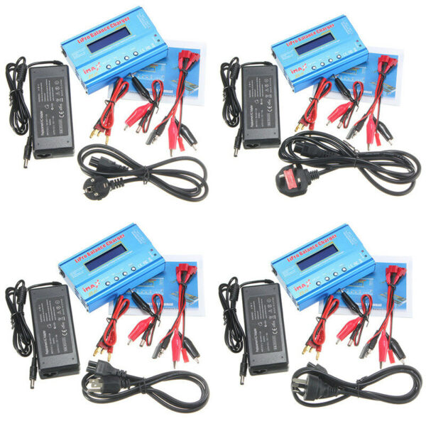 iMAX B6 80W 6A Lipo Battery Balance Charger T Plug with Power Supply Adapter - Image 9