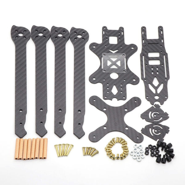 HSKRC XL5/6/7/8/9 232/283/294/360/390mm Carbon Fiber FPV Racing Frame kit for RC Drone - Image 2