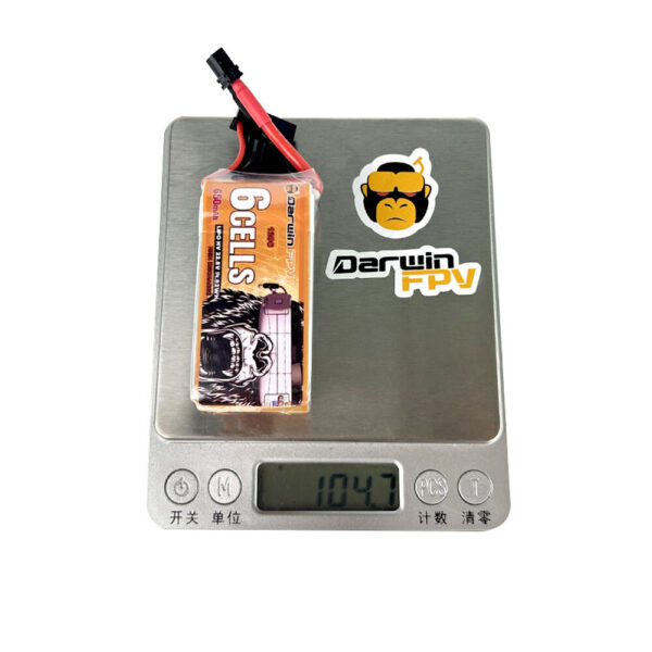 DarwinFPV 22.8V 650mAh 120C 6S LiPo Battery XT30 Plug for Darwinfpv BabyApe  6S RC Drone FPV - Image 4