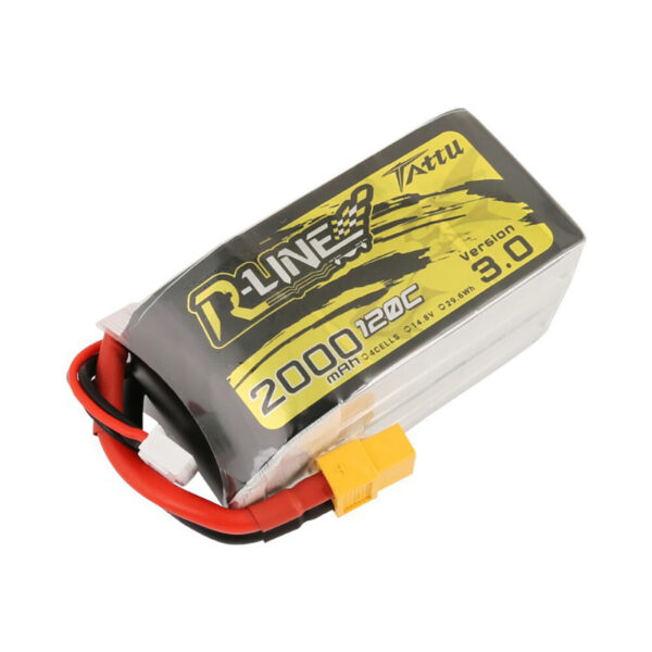 TATTU R-LINE V3.0  4S 14.8V 2000mAh 120C LiPo Battery XT60 Plug for Airplane RC Car Helicopter FPV Racing Drone - Image 2