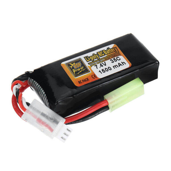 ZOP Power 2S 7.4V 1500mAh 35C LiPo Battery T Plug for RC Car Airplane Helicopter FPV Racing Drone - Image 2