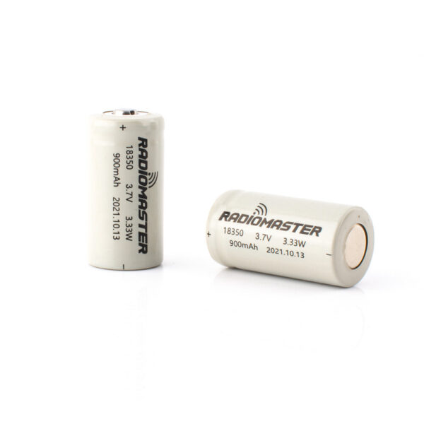 2Pcs RadioMaster 3.7V 900mah 18350 Rechargeable Lithium Battery Pack for Zorro Radio Transmitter - Image 2