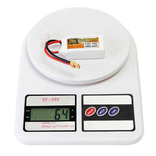 ZOP Power 7.4V 1000mAh 70C 2S Lipo Battery XT30 Plug - Image 5