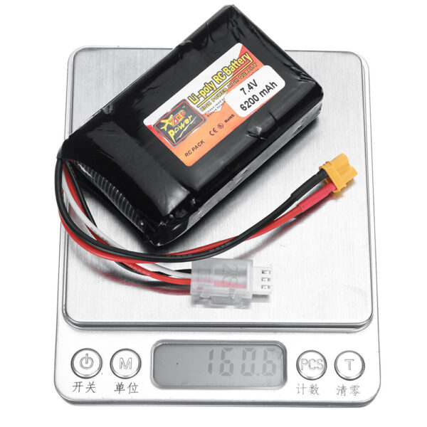 ZOP Power 7.4V 6200mAh 2S LiPo Battery With XT30 Plug for Boxer/TX16S radio - Image 9