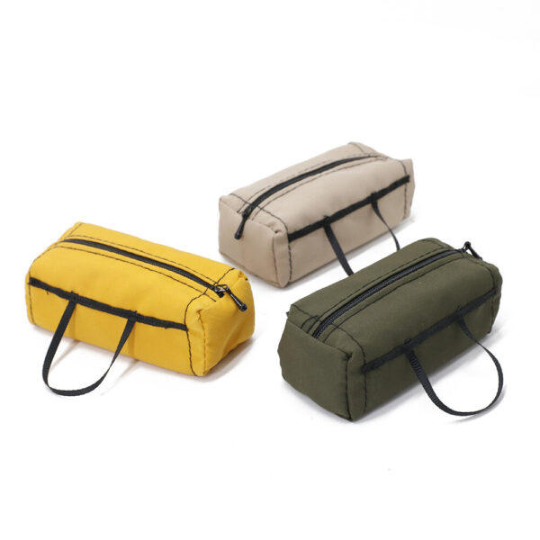 Simulation Roof Storage Luggage Bag Decoration Pouch for RC Crawler Car SCX10 TRX4 RC4WD D90 1/8 1/10 Vehicles Models Parts - Image 5